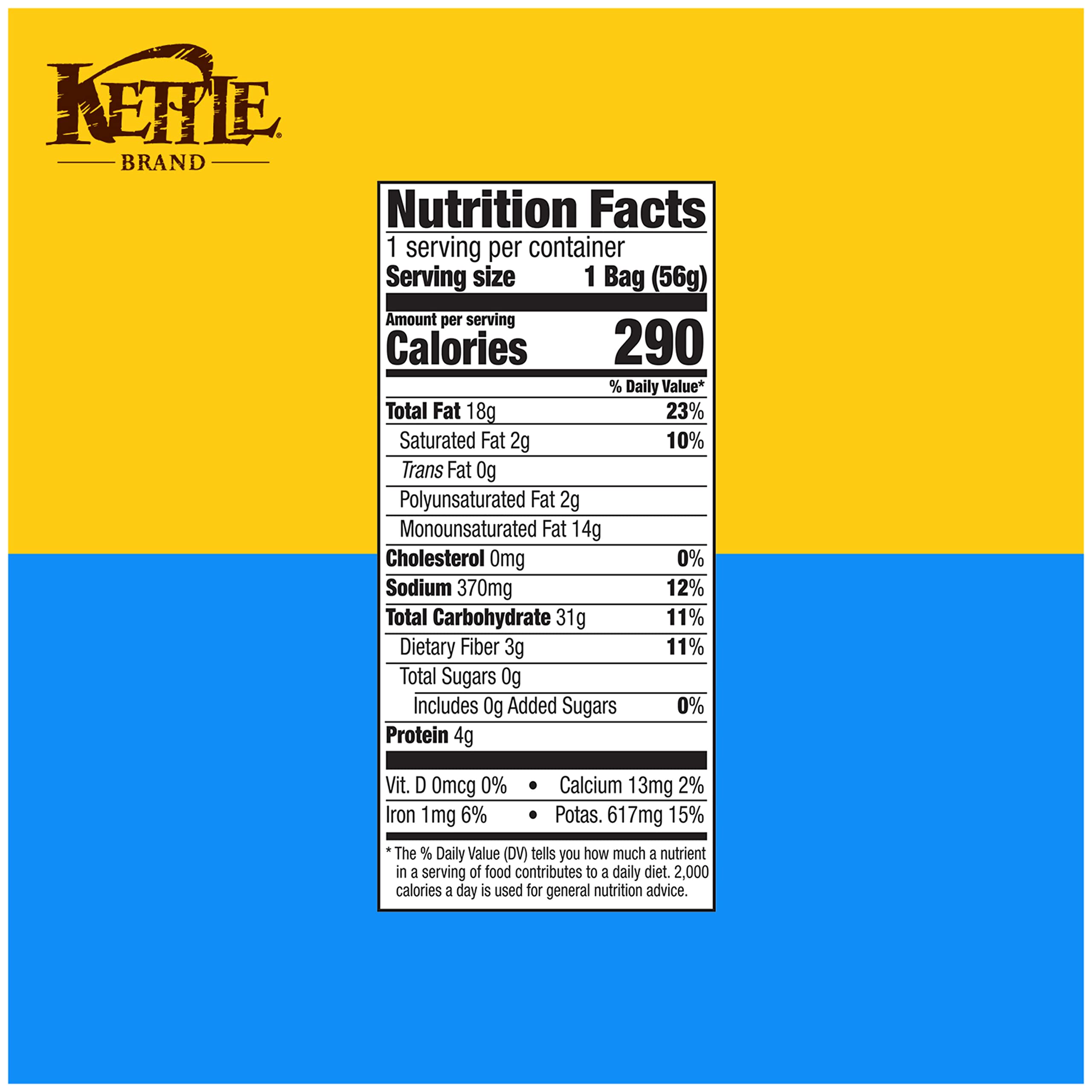 Kettle Brand Salt & Vinegar chips close-up showing crisp texture