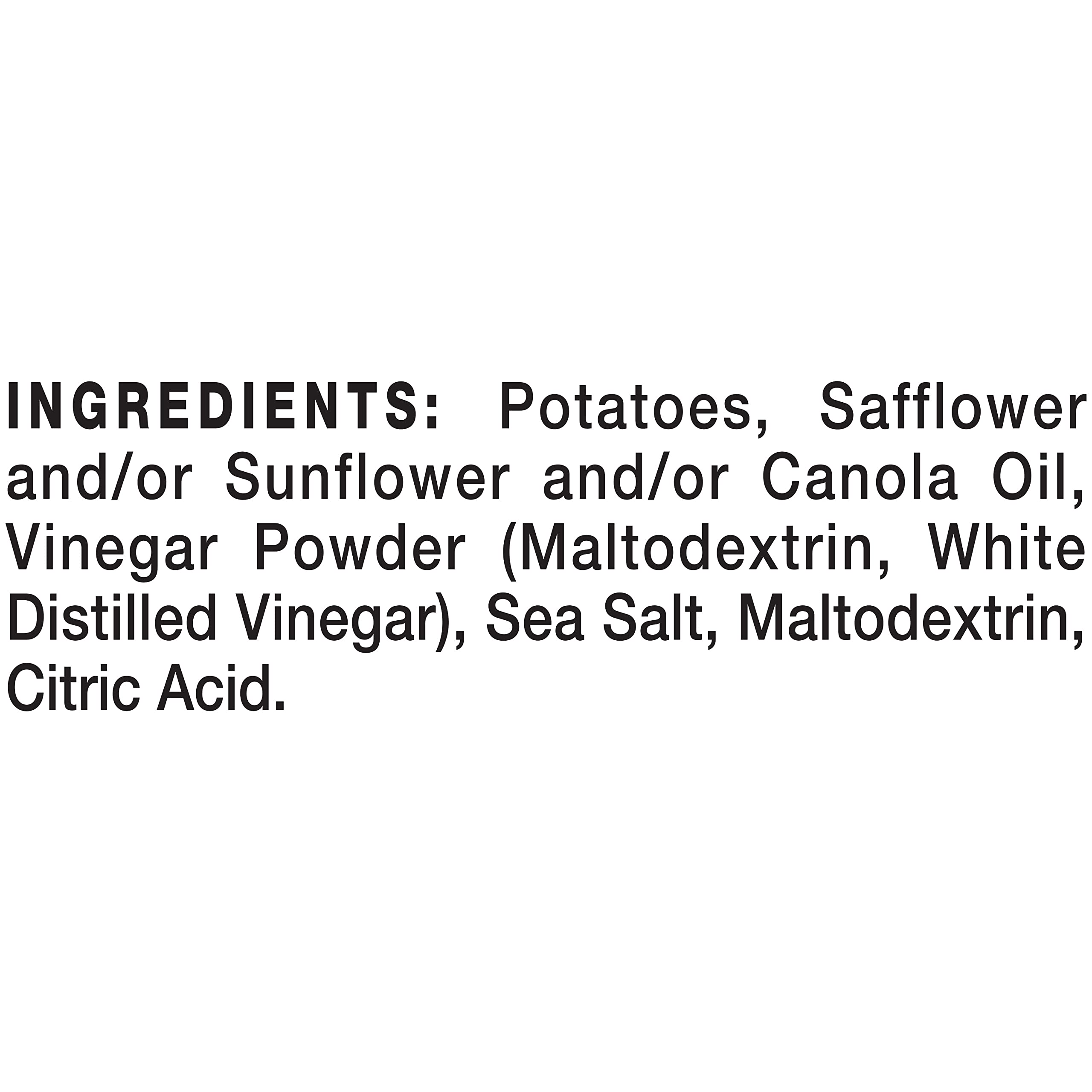 Kettle Brand Salt & Vinegar chips with visible sea salt crystals
