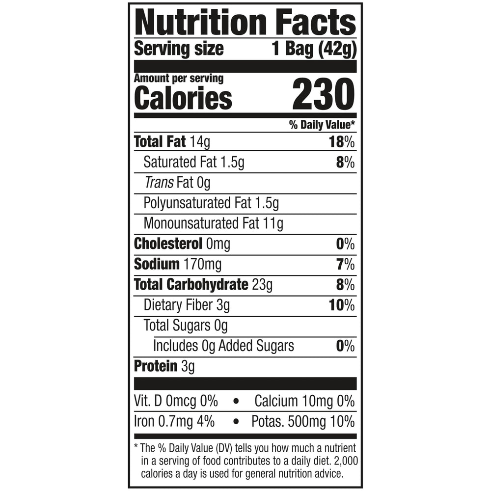Kettle Brand Sea Salt Chips bag on table demonstrates portable, on-the-go crunch.
