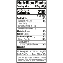 Kettle Brand Sea Salt Chips bag on table demonstrates portable, on-the-go crunch.