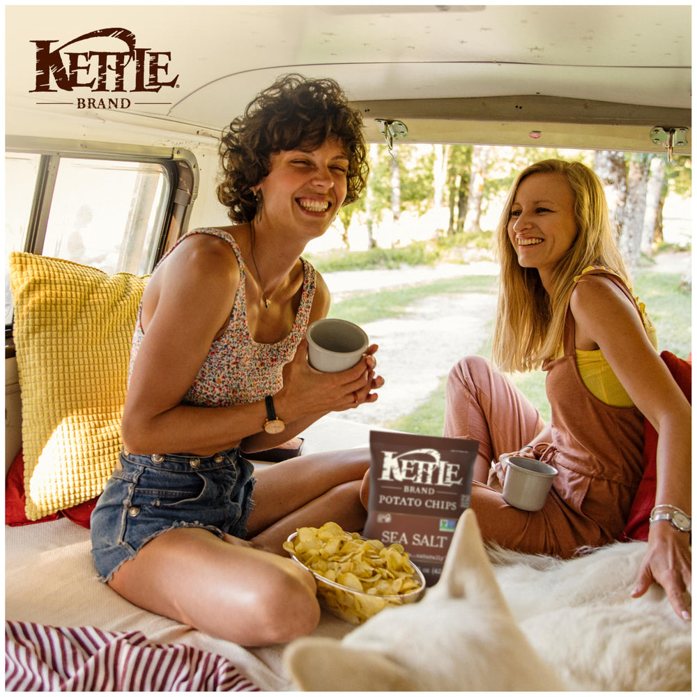 Kettle Brand Sea Salt Chips ready-to-go ideal for lunch boxes.