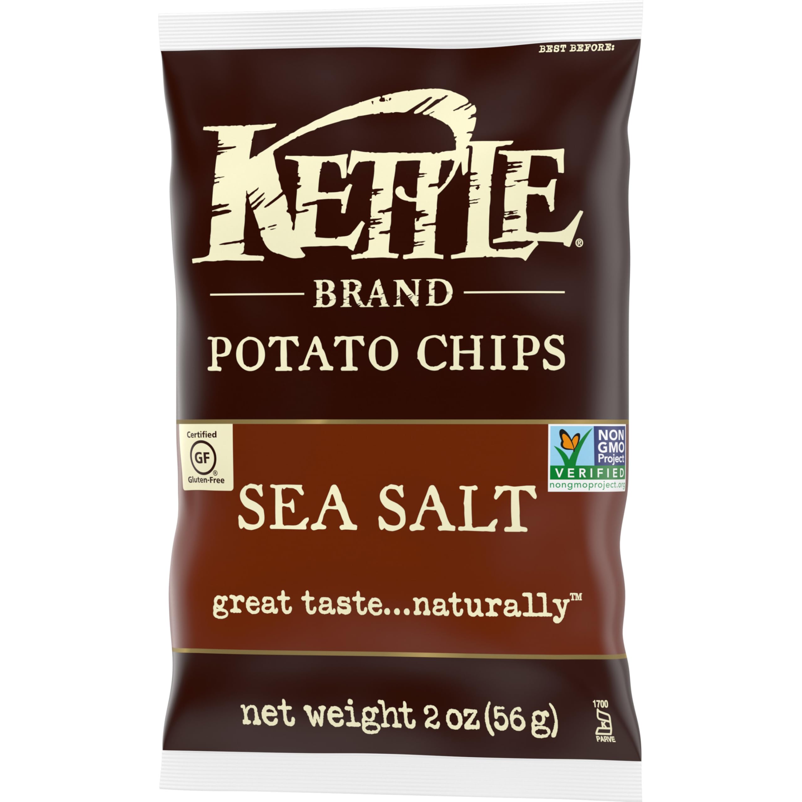 Kettle Brand Sea Salt Chips serving idea with dips for gatherings.