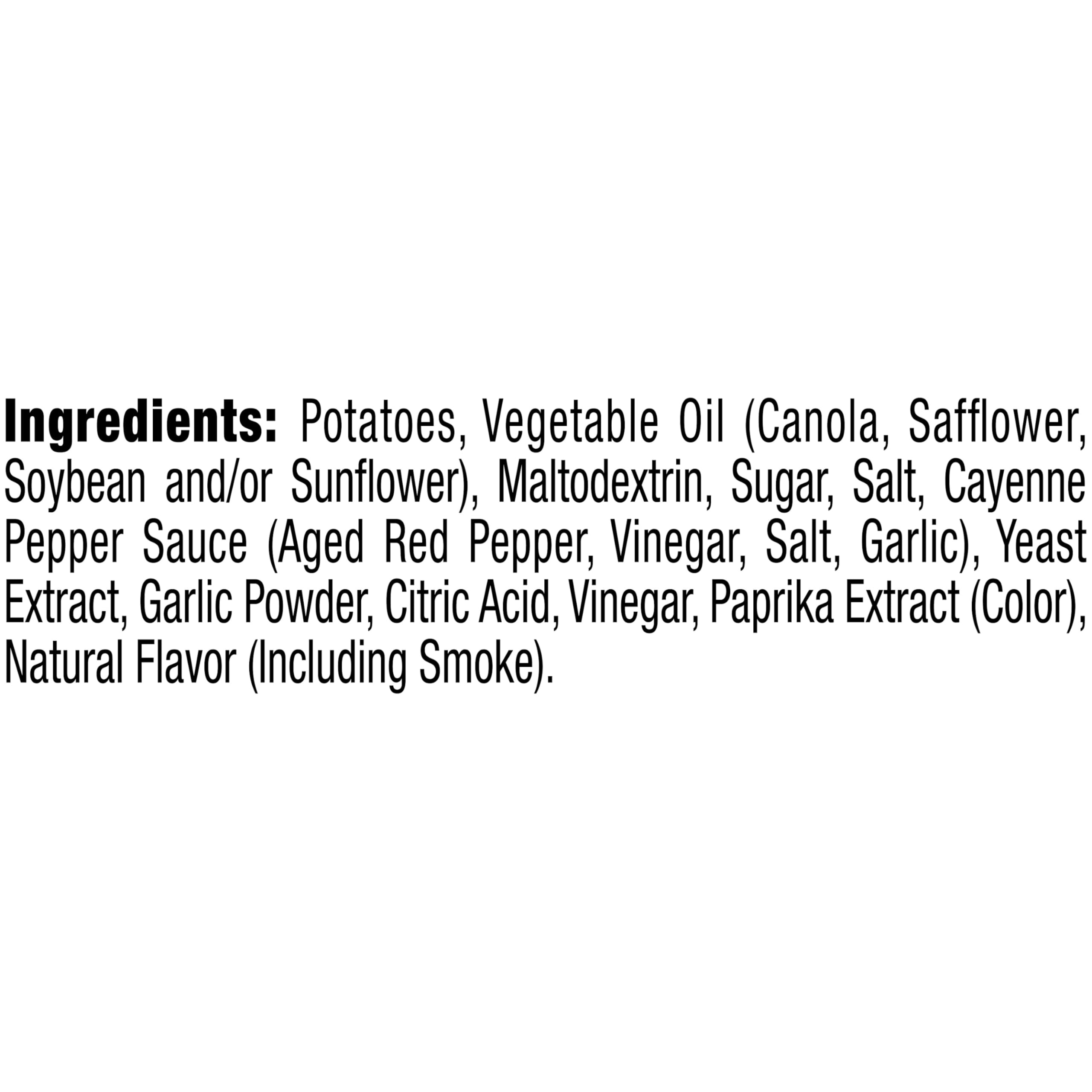 Kettle Brand Smoky Buffalo chips gluten-free label visible on bag.
