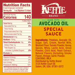 Kettle Brand Special Sauce chips closeup with savory spices