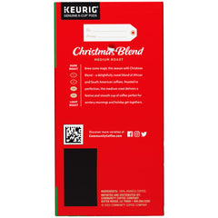 Keurig 2.0 compatible Christmas Blend K-Cup for fast, convenient brewing.