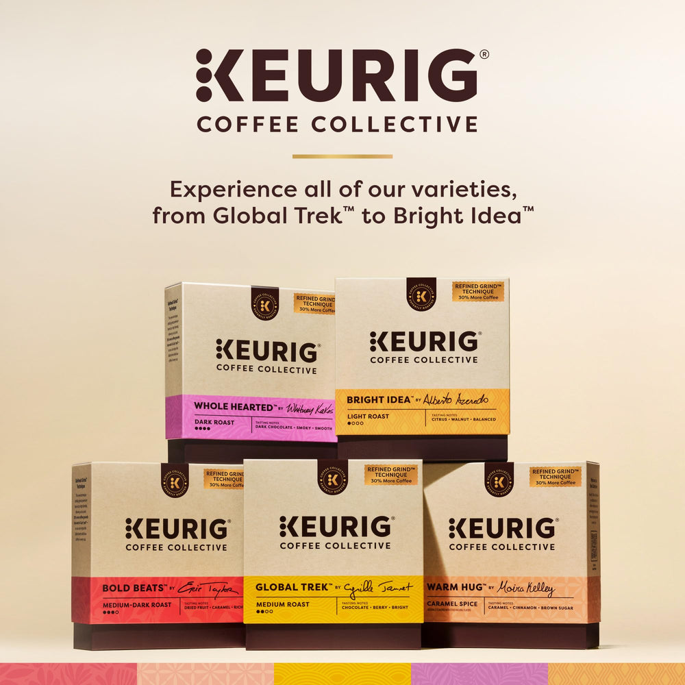 Boxed variety pack image showcasing the 20-count Keurig Coffee Collective set