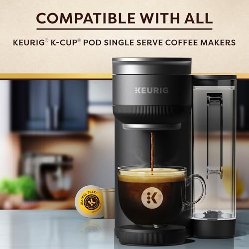 Keurig Coffee Collective Global Trek Sumatran chocolate note image evokes rich finish.