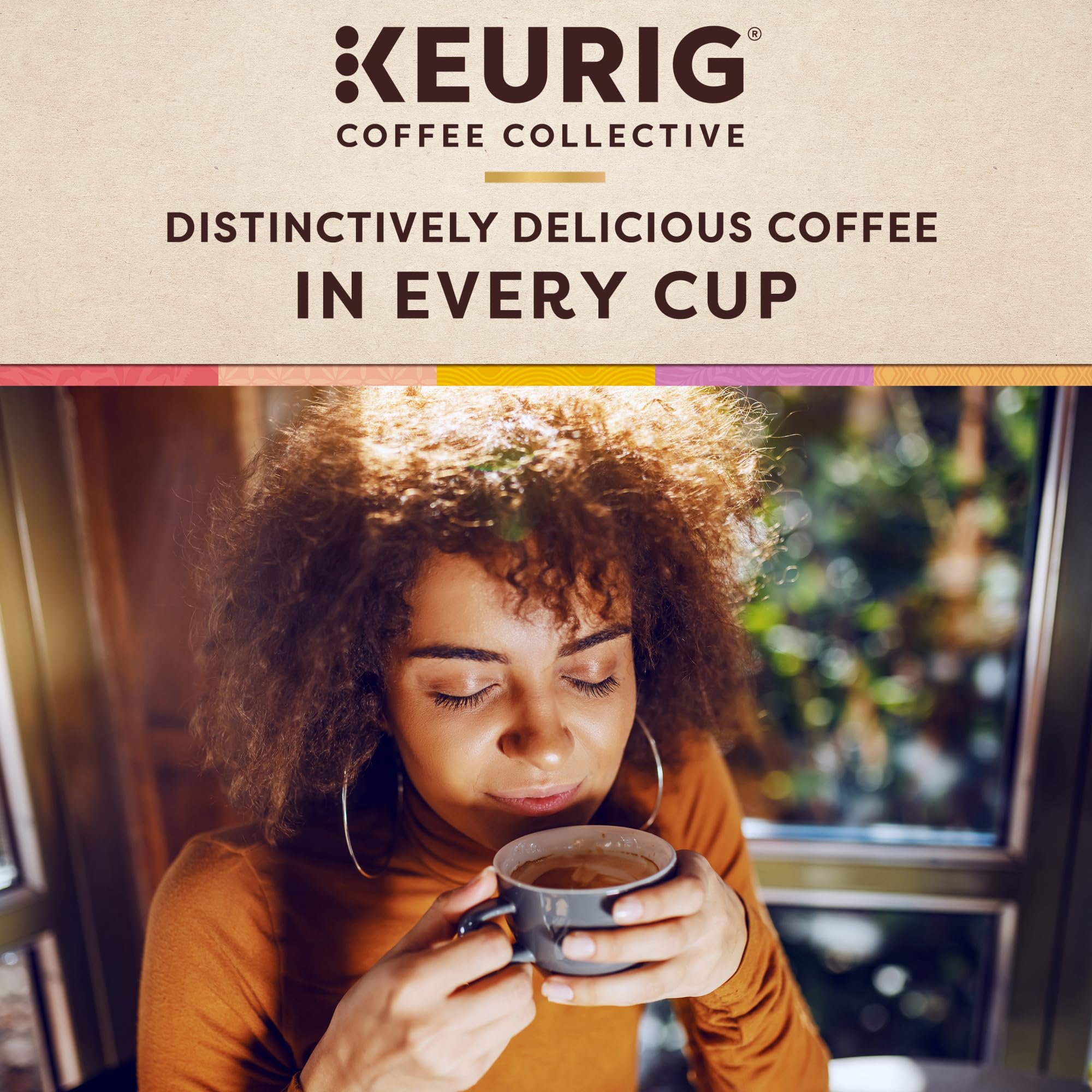 Single-serve pod image emphasizing convenience and consistent cup quality
