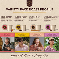 Whole Hearted dark roast pod offering smoky, smooth chocolate undertones for a bold finish
