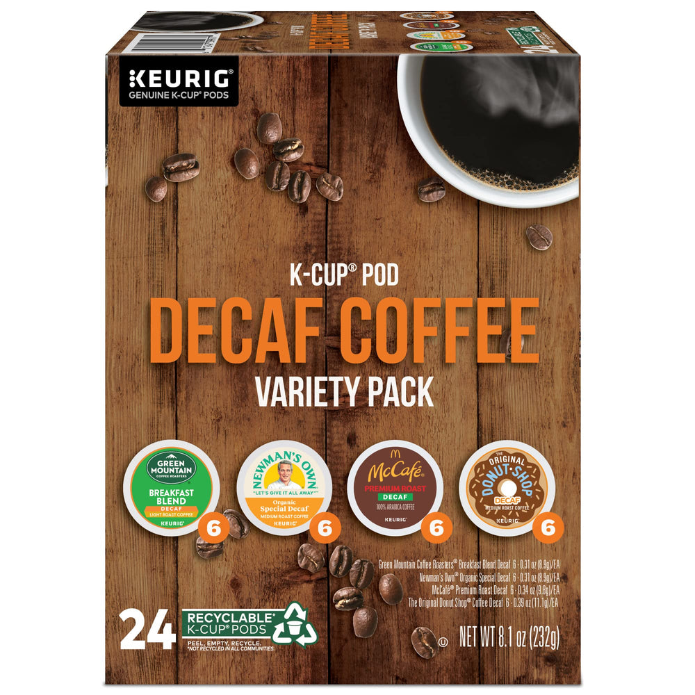 Keurig K-Cup compatibility icon shows easy use with Keurig machines.