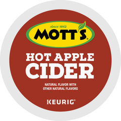 Brew Keurig Mott's Fall Spice Apple Cider into an 8 oz cup.