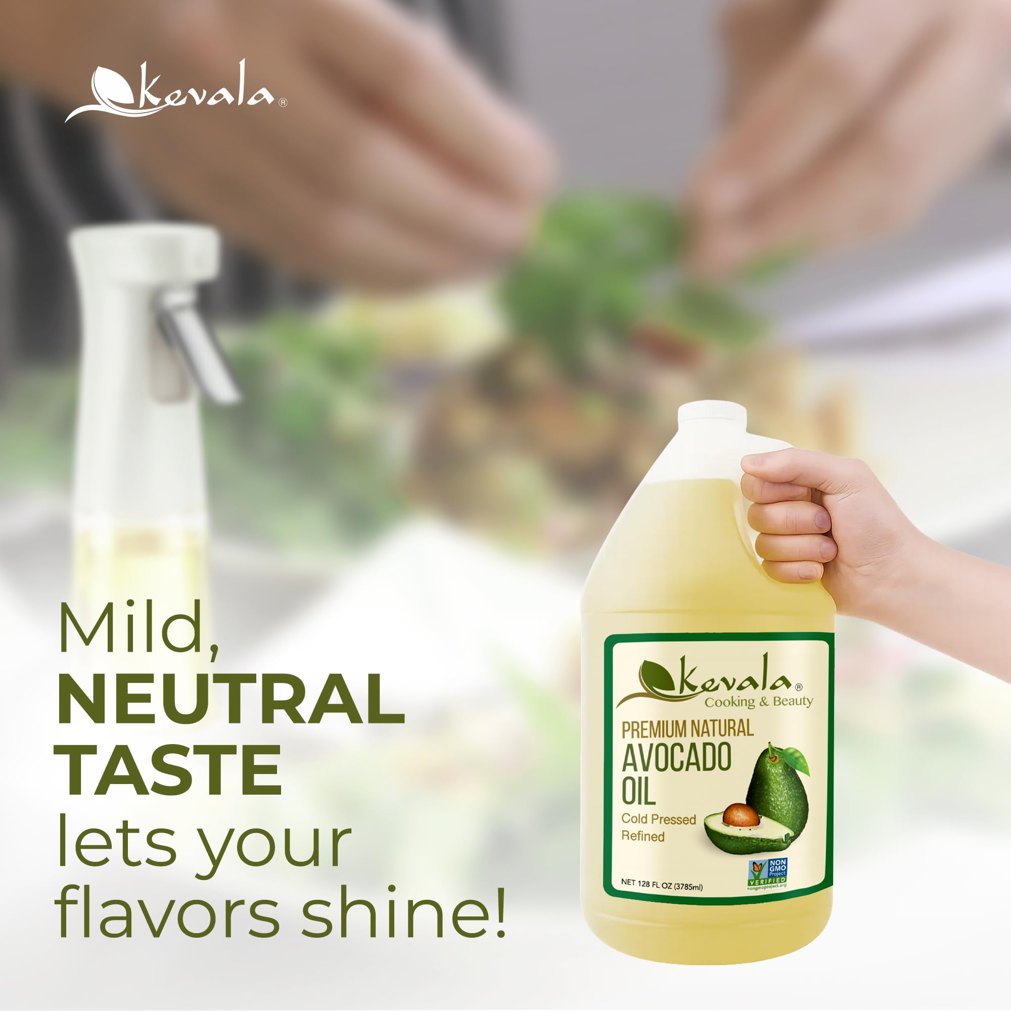 Kevala Avocado Oil baking adds healthy fat to recipes and keto-friendly meals.