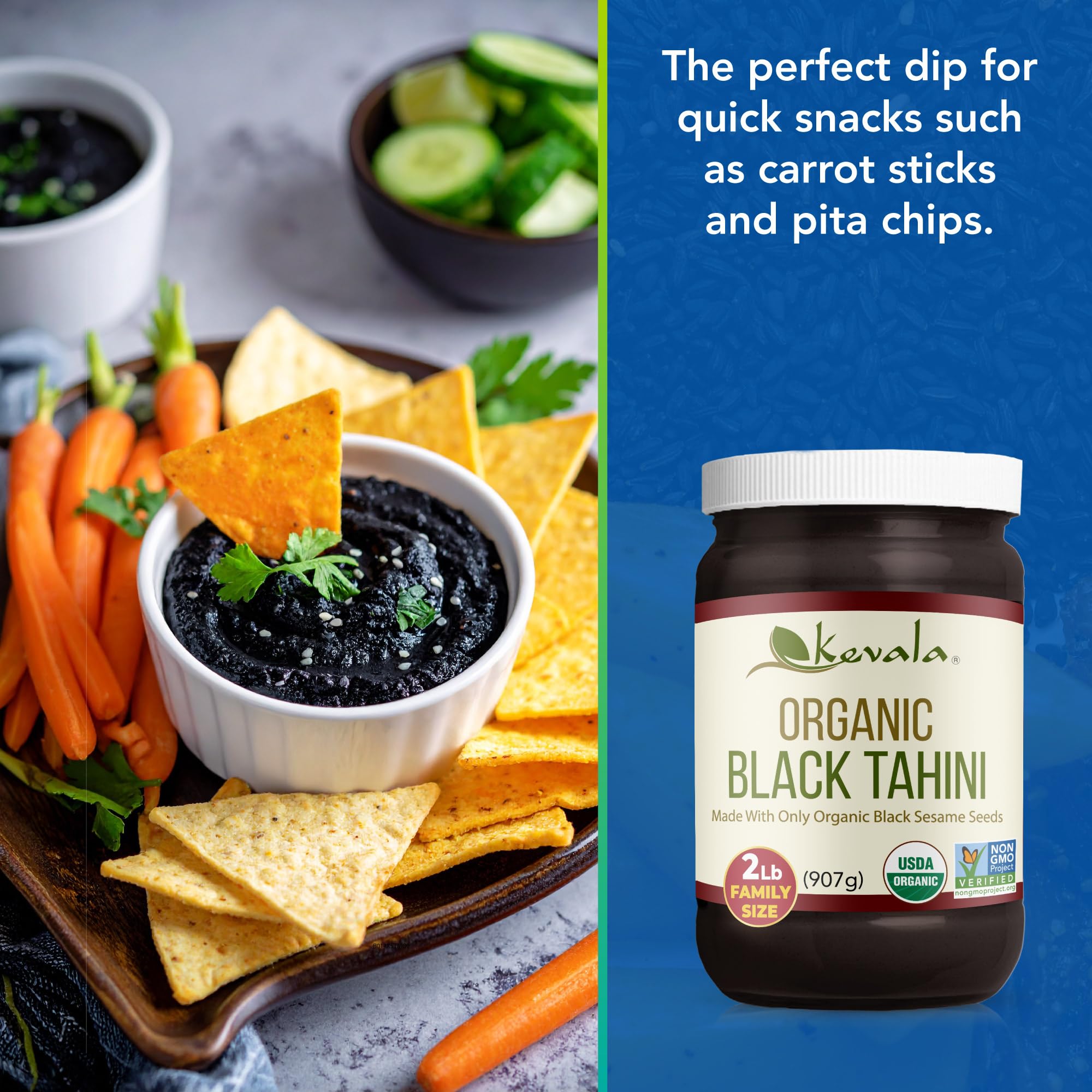 Kevala black tahini stir-fry base adds depth and creaminess to sauces