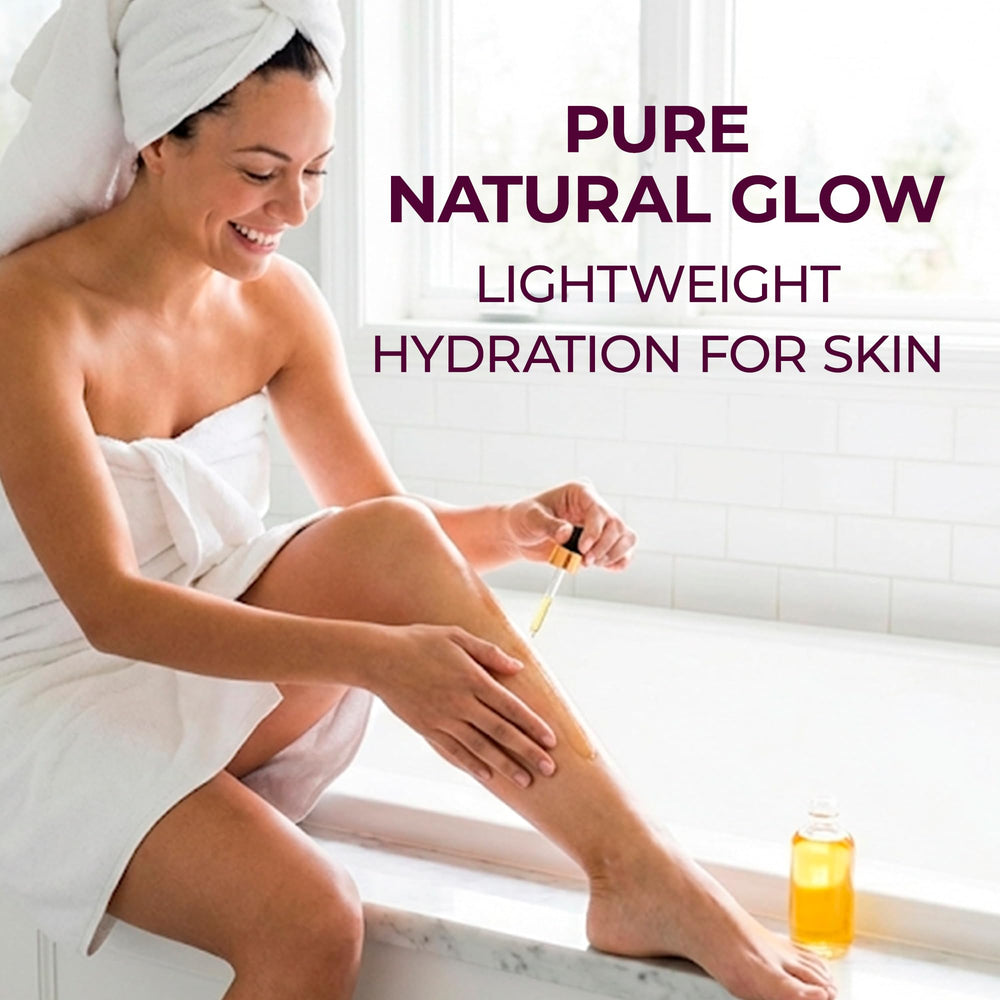 Massage scene with Kevala grapeseed oil for soothing relief.