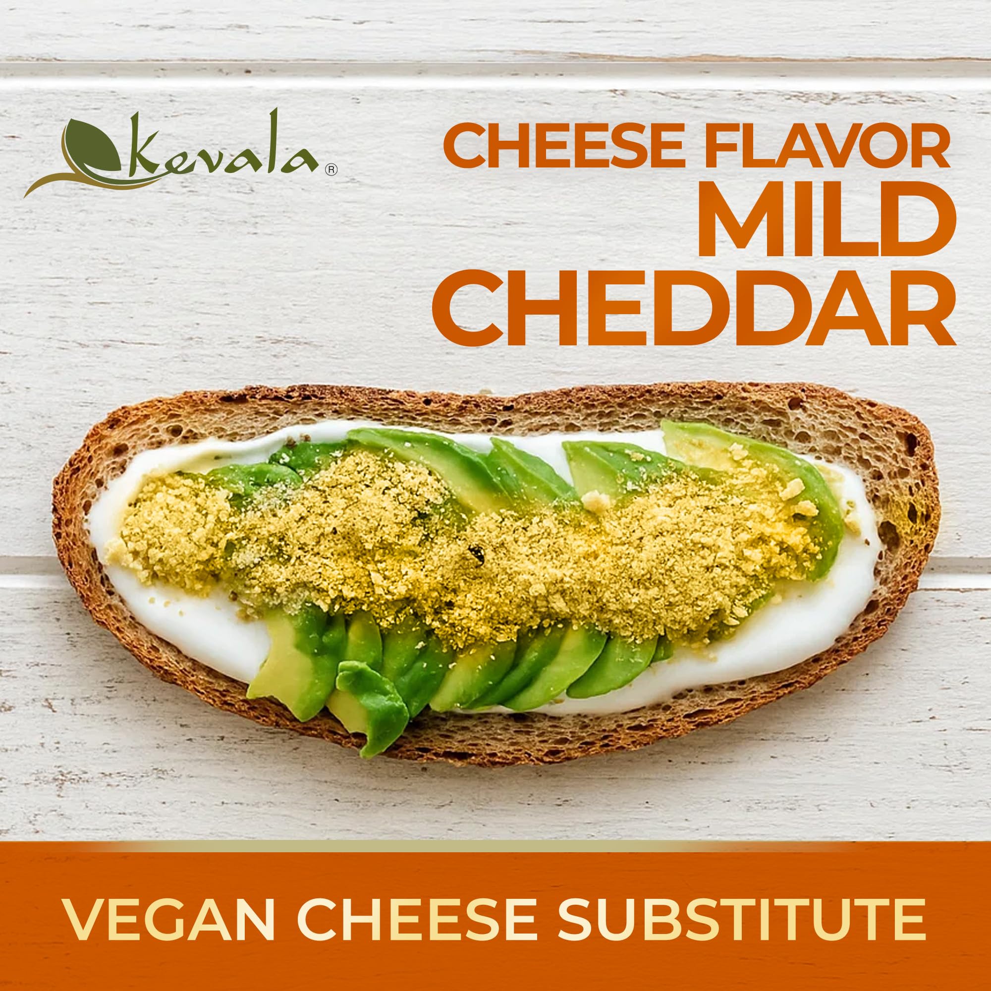 Kevala Nutritional Yeast Large Flake sprinkled over pasta for savory flavor