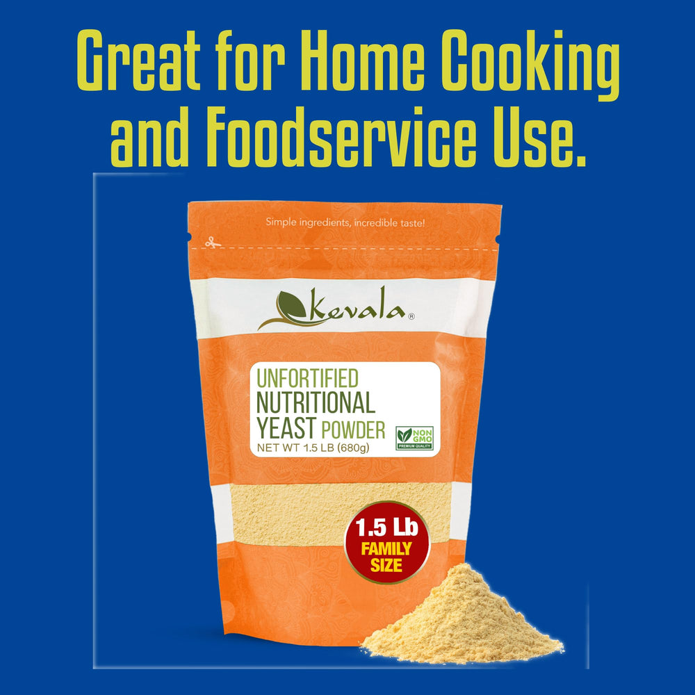 Kevala Nutritional Yeast enhances mac n cheese as a dairy-free substitute
