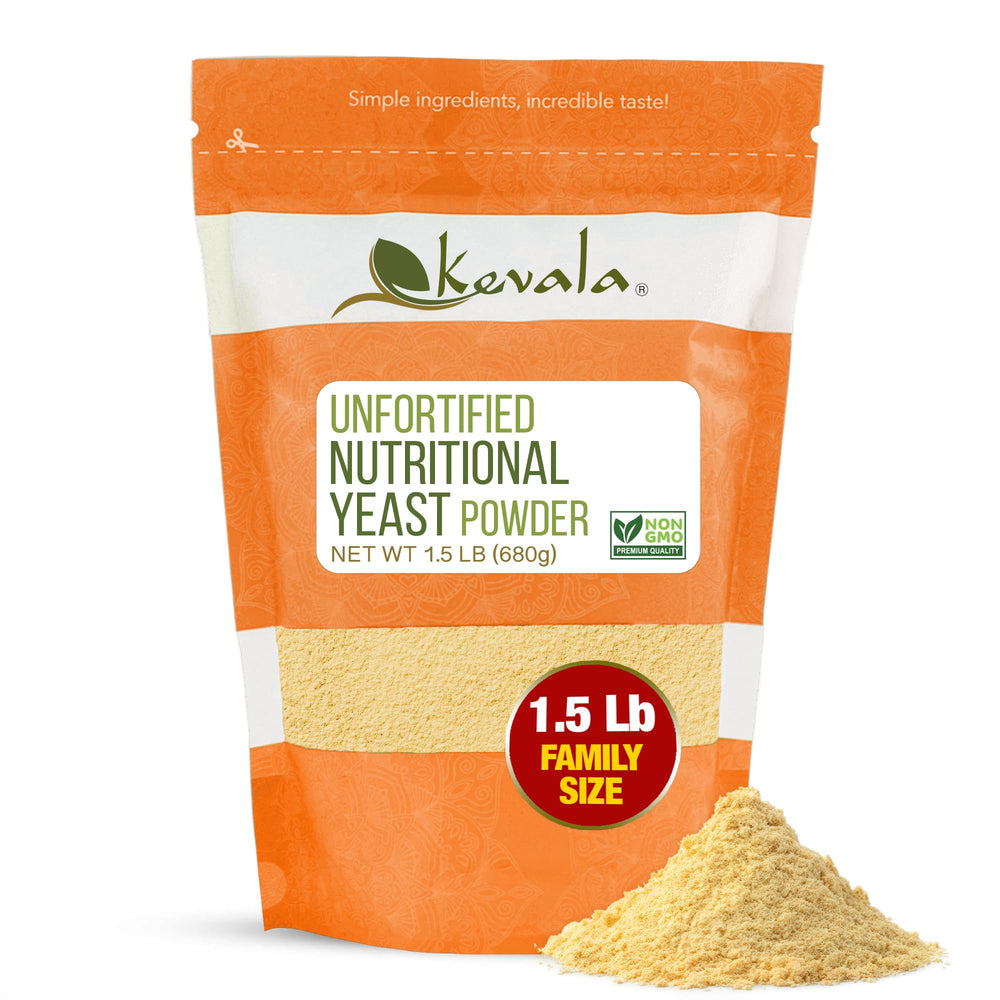 Kevala Nutritional Yeast package ready for pantry vegan seasoning