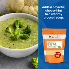 Kevala Nutritional Yeast on popcorn adds cheese-like flavor