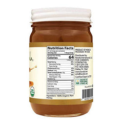 Kevala organic raw Oaxaca honey jar closeup showing pure unheated texture.