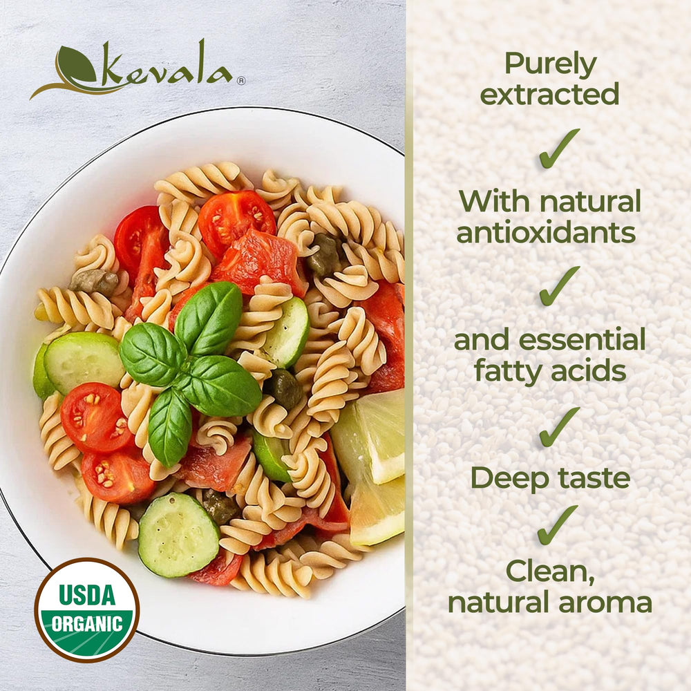 Kevala Dressing adds brightness to salads with toasted sesame.