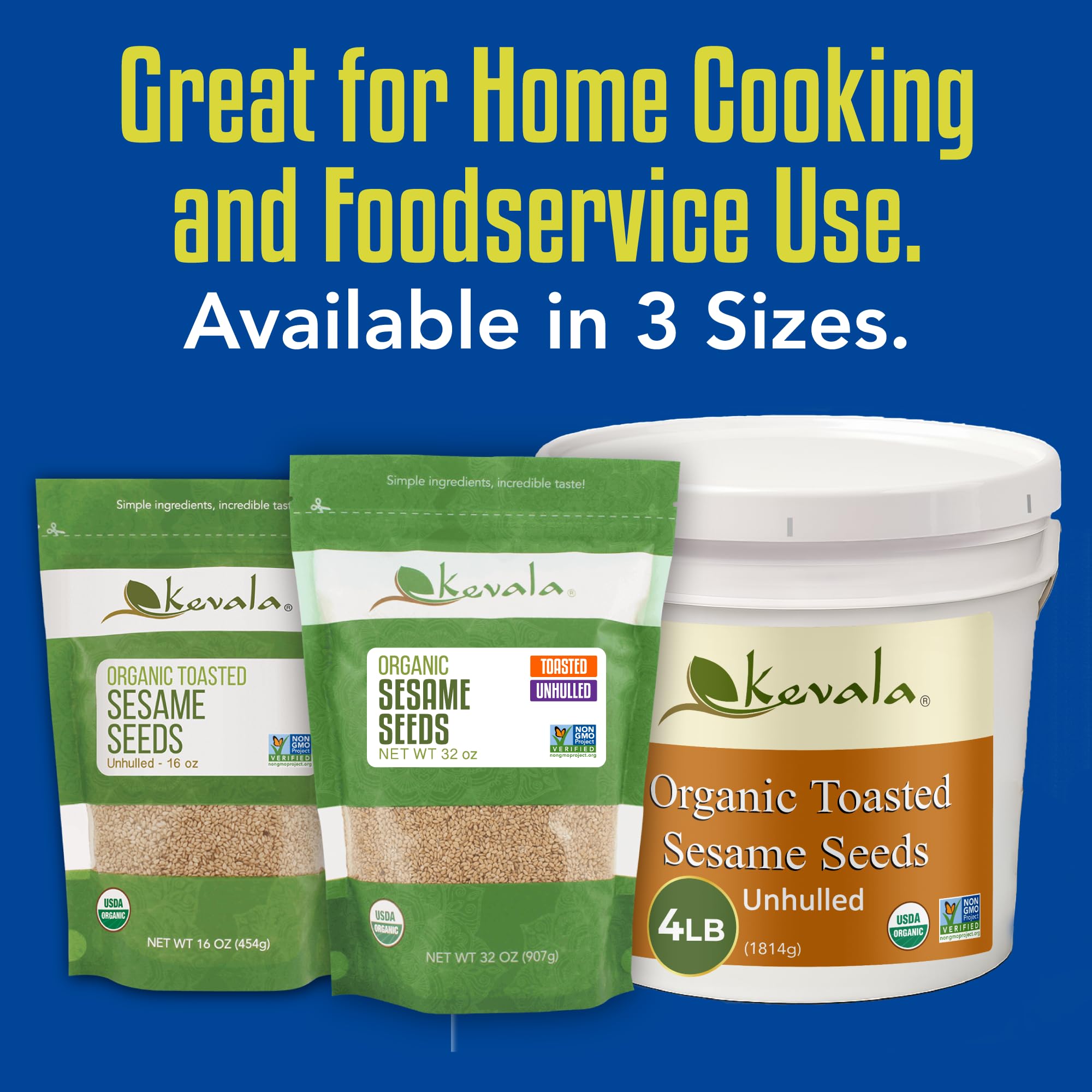 Kevala sesame seeds added to rice for extra aroma and crunch