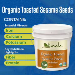Kevala sesame seeds used as a tahini base for creamy spreads