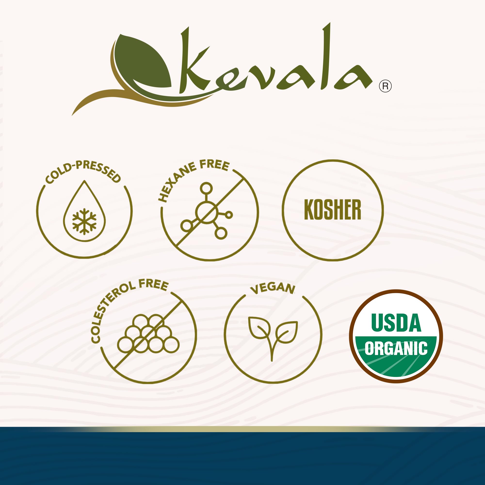 Kevala kitchen scene with sesame oil bottle suggests versatile use across cuisines.
