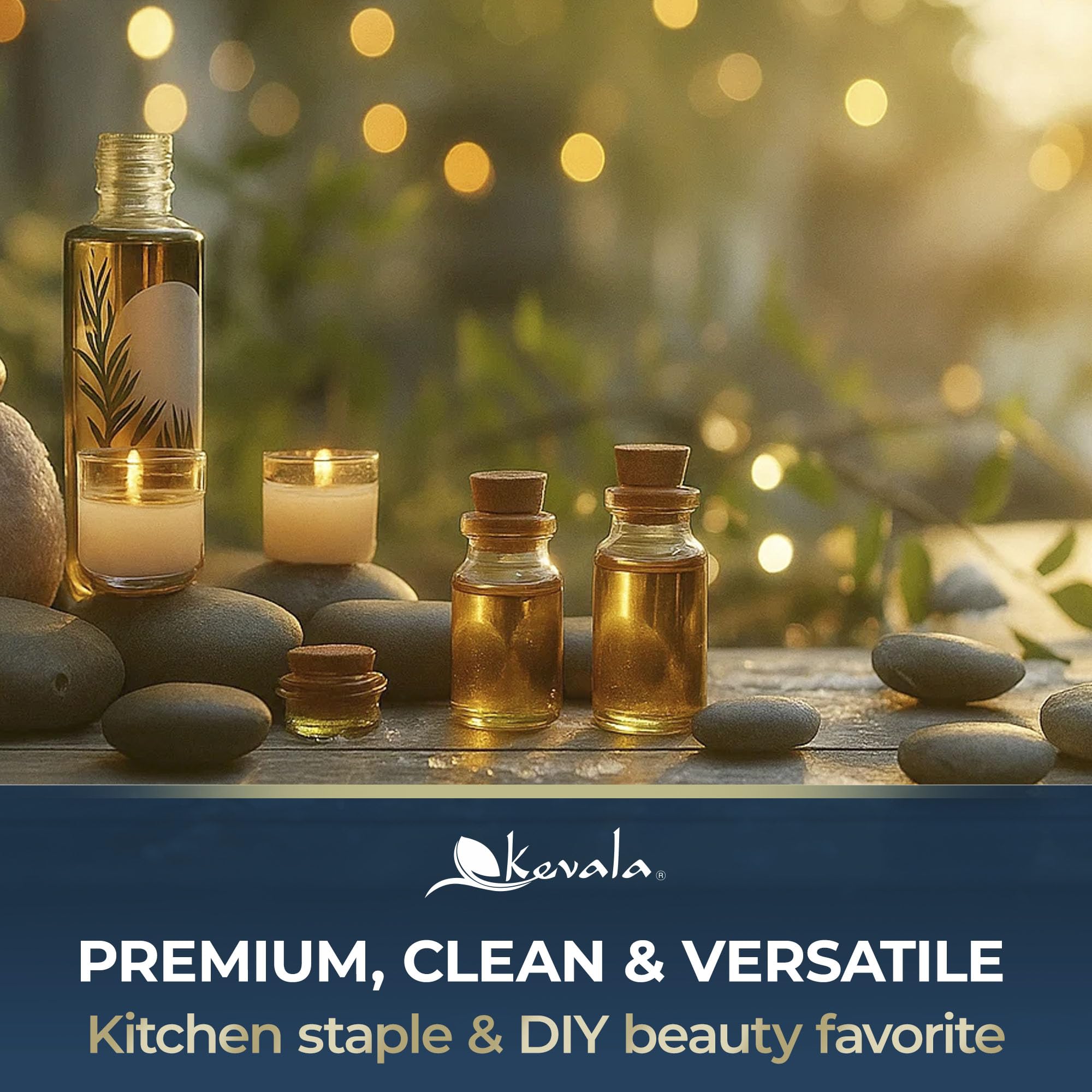 Kevala organic sesame oil bottle suited for wellness routines
