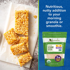 Kevala sesame seeds in stir-fry dish delivering mild nutty notes.