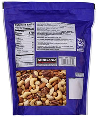 KEV&COOPER Extra Fancy Mixed Nuts close-up of roasted salted kernels