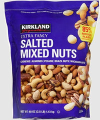KEV&COOPER mixed nuts with cashews almonds pecans highlight texture variety