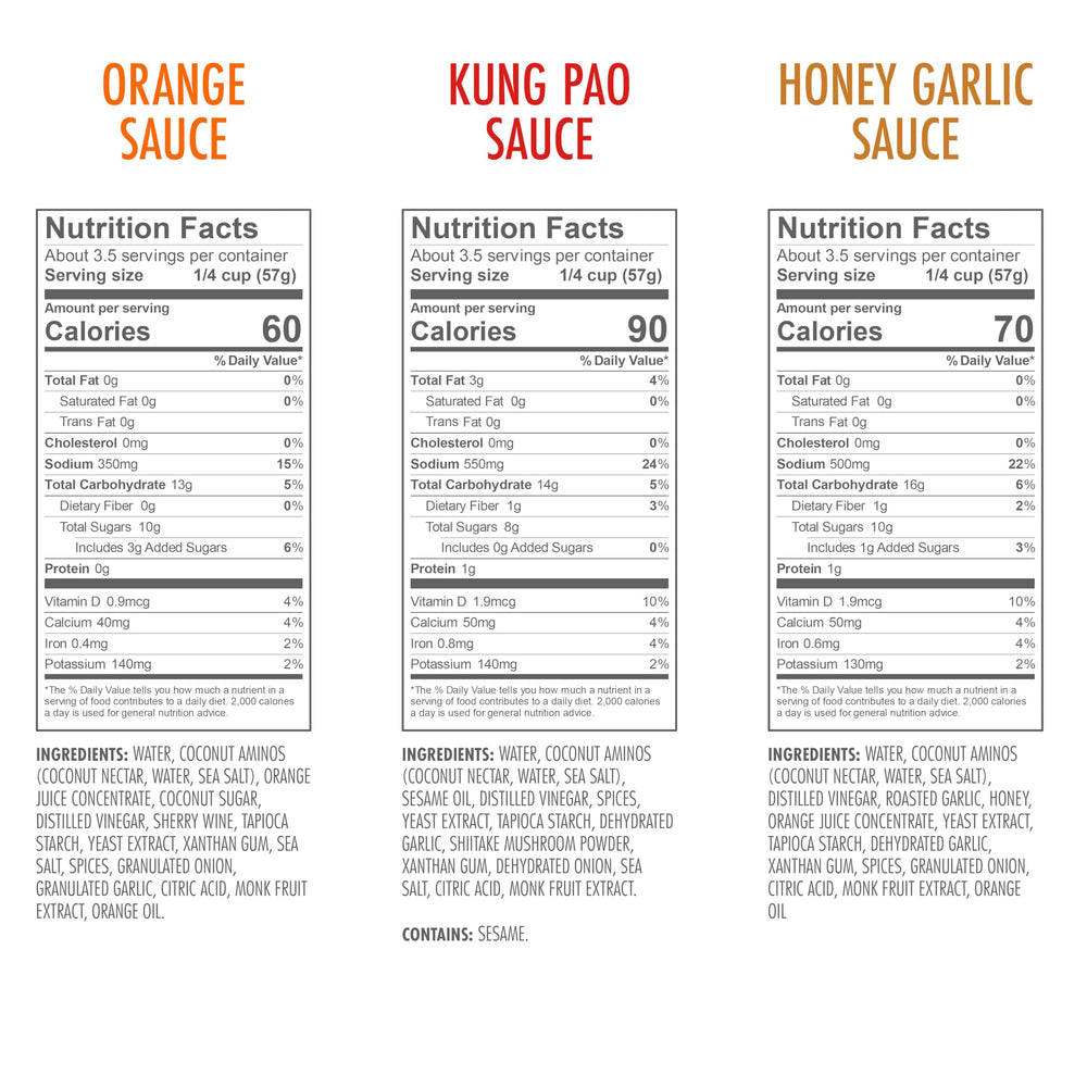 Kevin's Natural Foods Kung Pao simmer sauce bottle—spicy, savory stir-fry flavor.