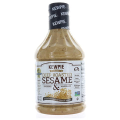 Kewpie Creamy Deep Roasted Sesame dressing bottle ready for salads and marinades.