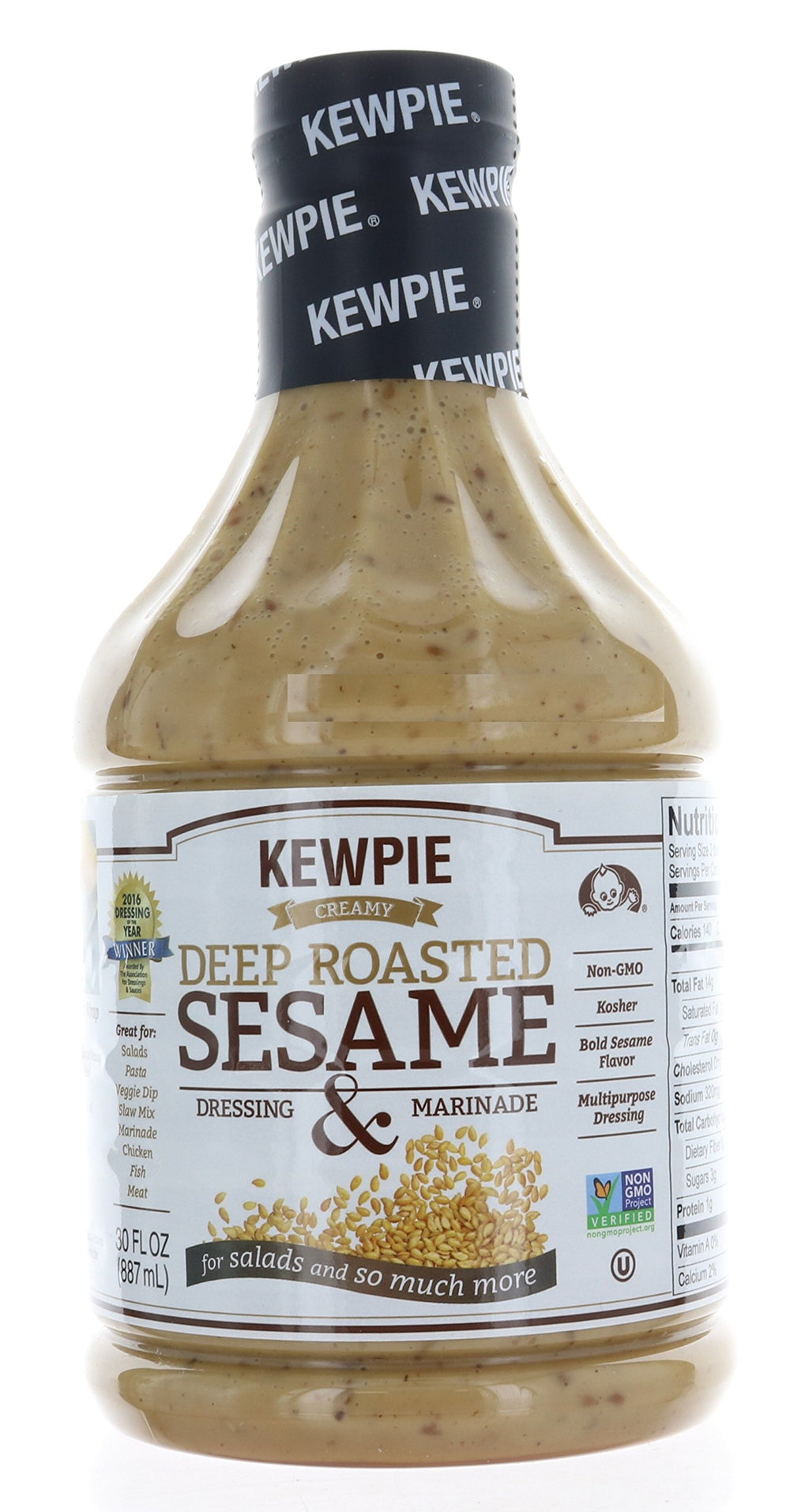 Kewpie Creamy Deep Roasted Sesame dressing 2-pack packaging for pantry convenience