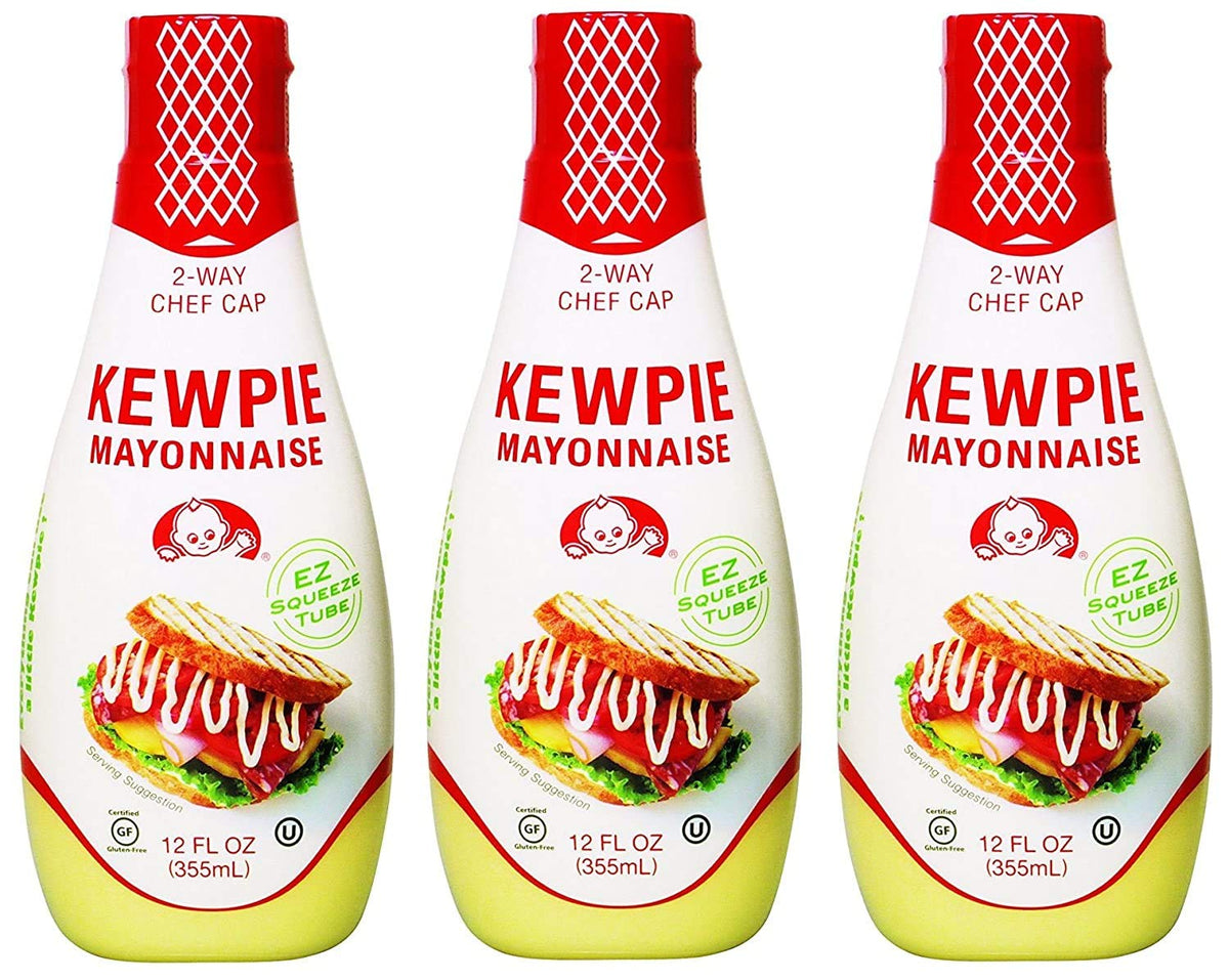 Kewpie Mayonnaise squeeze bottle ready for easy spreading on sandwiches and salads