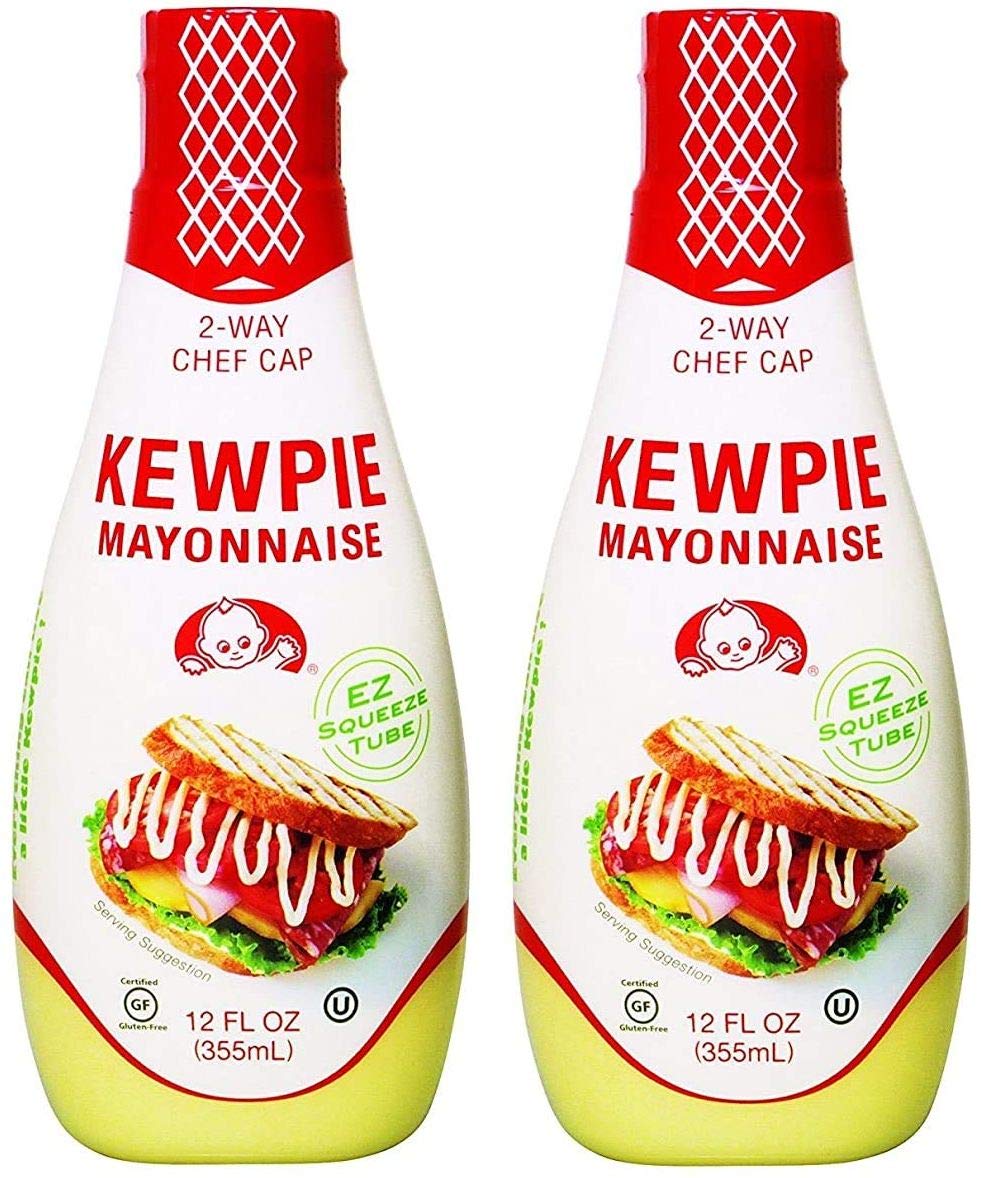 Kewpie Mayonnaise squeeze-tube pack for ultra-creamy sandwiches and salads.