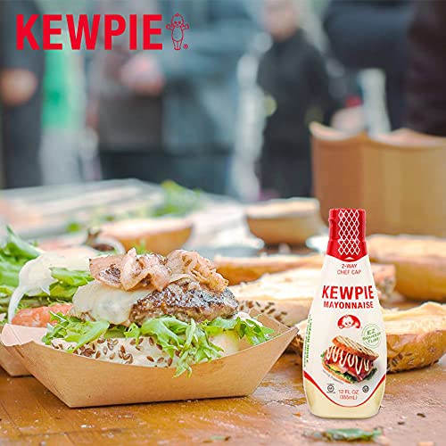Kewpie Mayonnaise Sqz 12oz kitchen scene ready for meal prep.