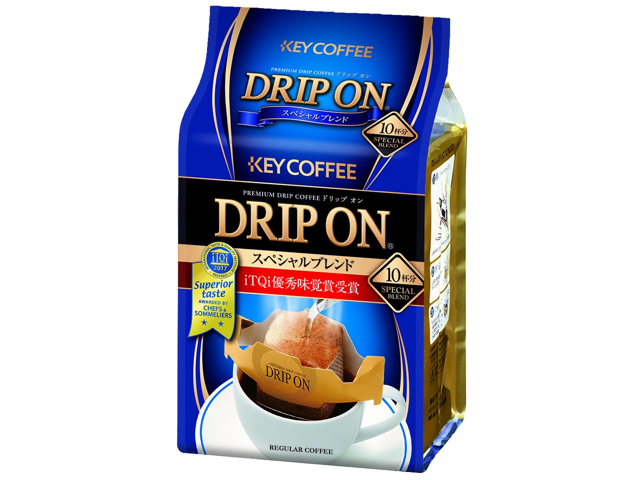 Key Coffee Monde Selection Special Blend single-serve pour-over for quick mornings.