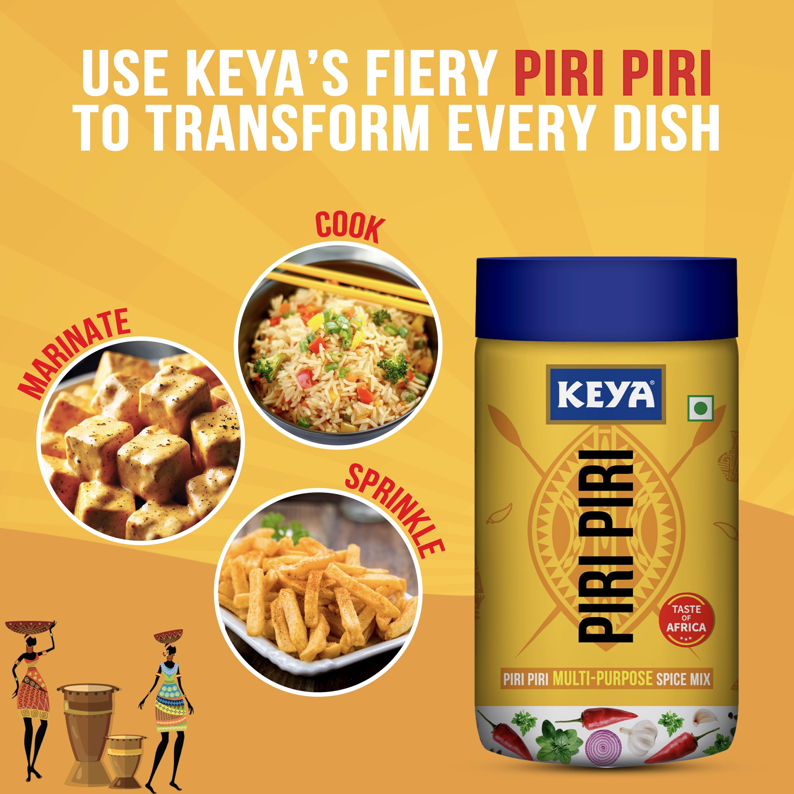 Keya Piri Piri in a busy kitchen ready for daily meals