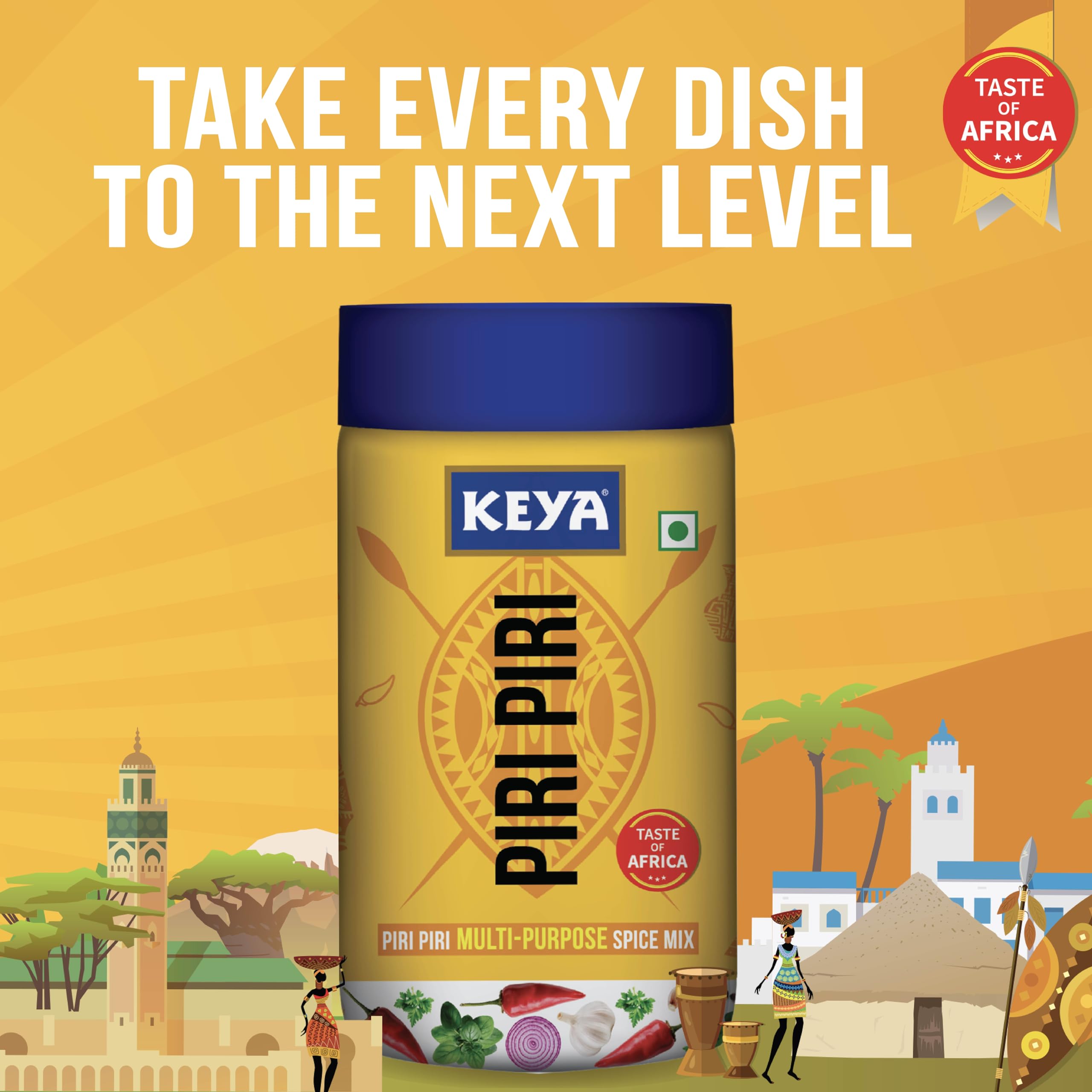 Keya Piri Piri on rice for bold tangy twist