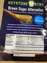 Keystone Pantry Allulose Powder scoop demonstrates simple daily measurement for baking.