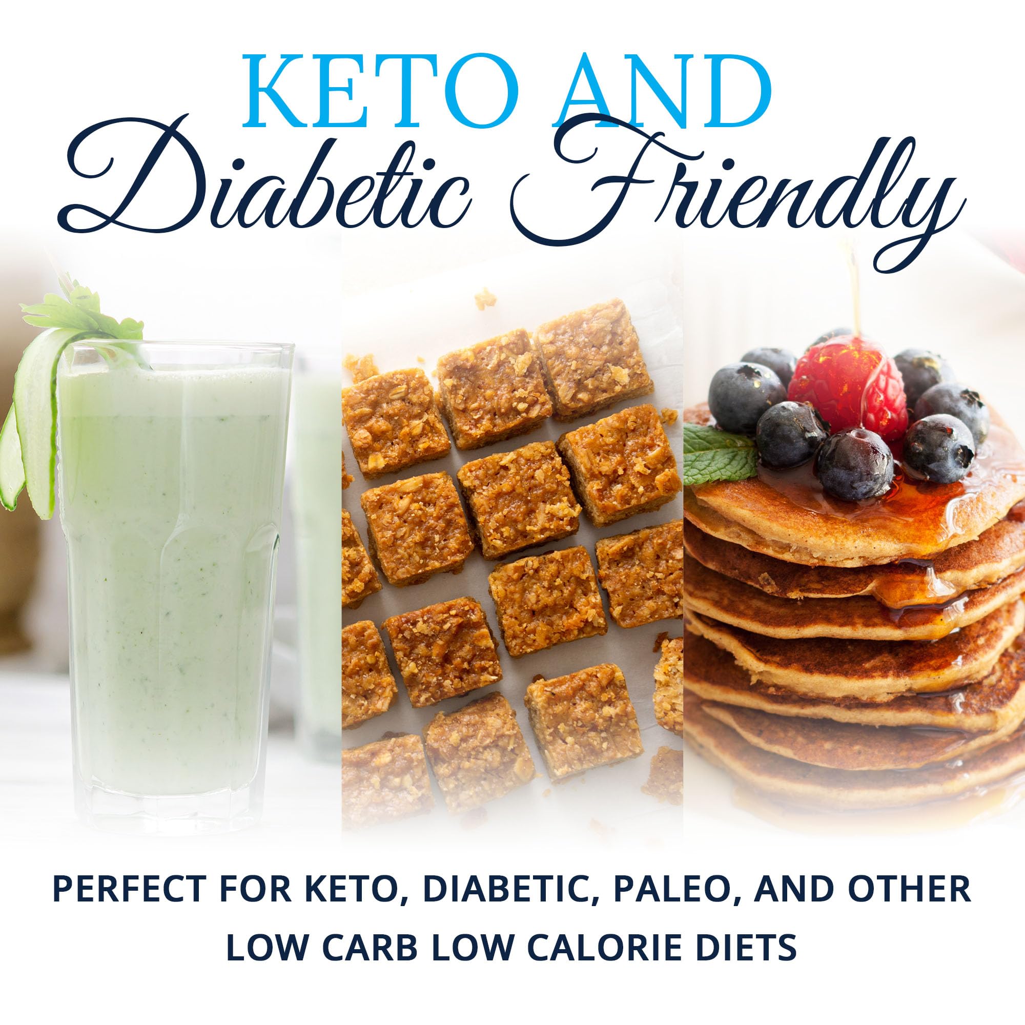 Keystone Pantry Allulose Powder resealable bag preserves freshness between uses.