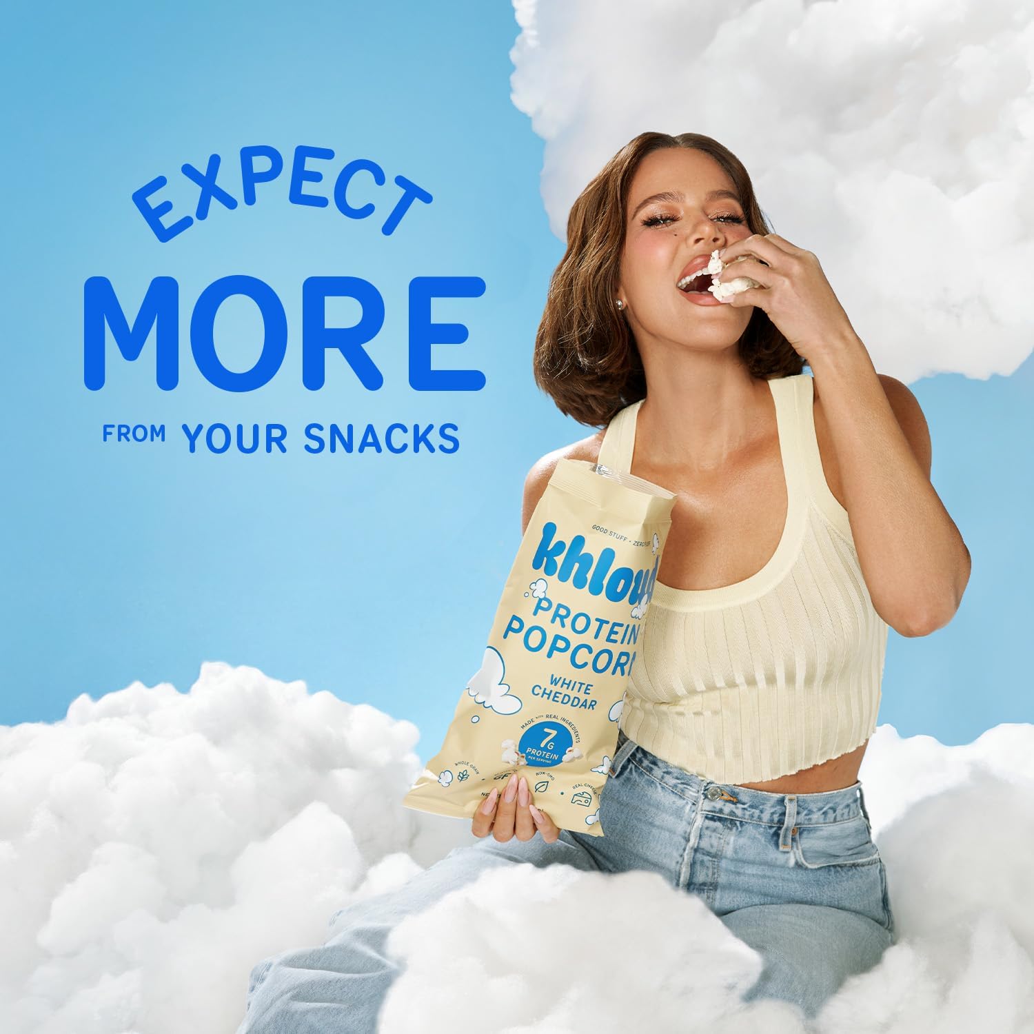 Khloud Protein Popcorn kids snack for lunchbox and after school
