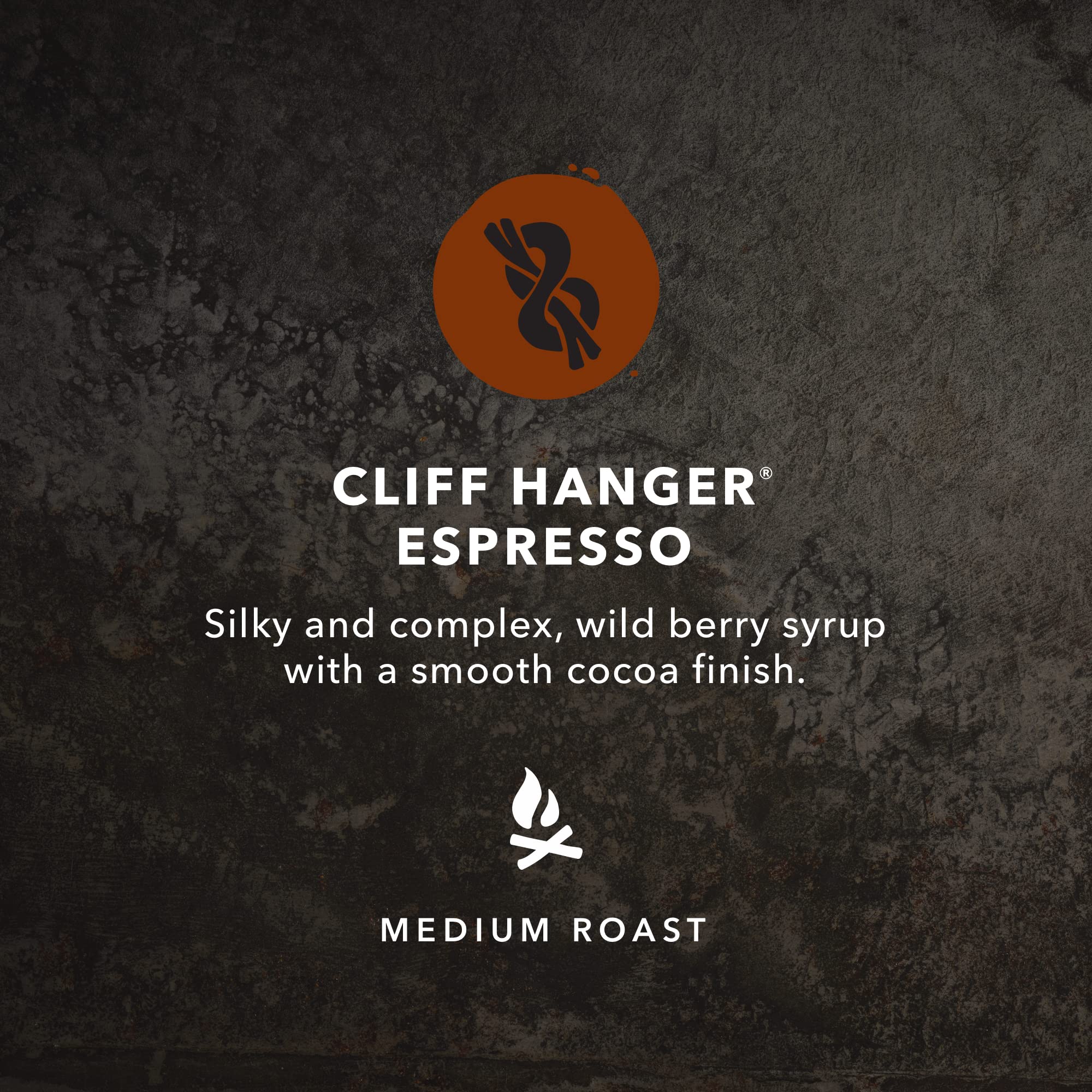 Kicking Horse Cliff Hanger espresso organic label close-up, ideal for eco-conscious coffee lovers.