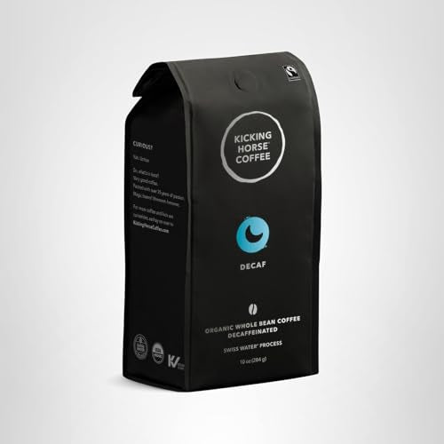 Kicking Horse Decaf ground coffee ready for a mellow morning ritual