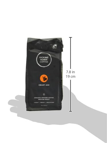 Brewing setup for Kicking Horse Smart Ass, ideal for drip or pour-over mornings.