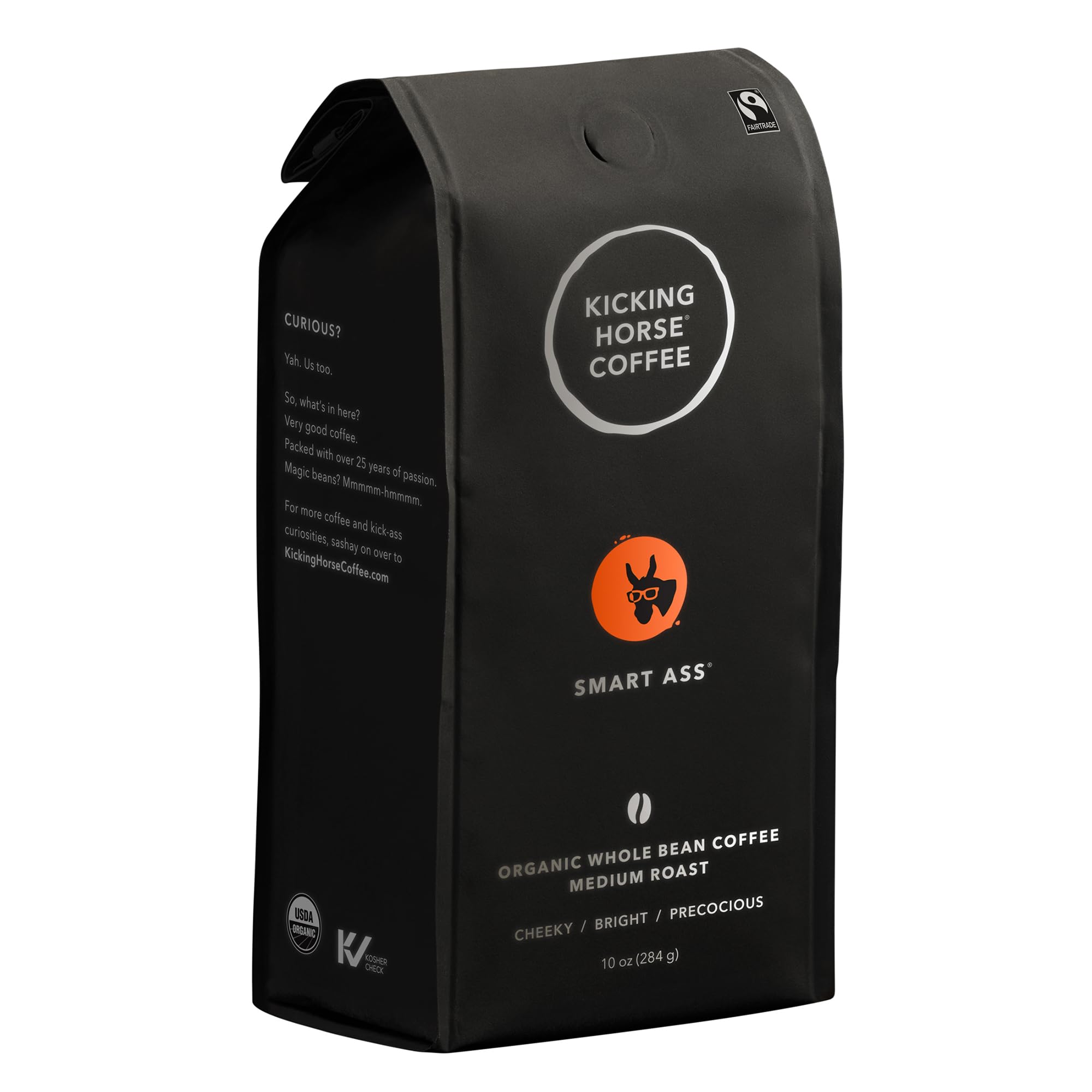 Kicking Horse Smart Ass coffee beans for a bright morning pick-me-up