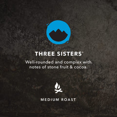 Kicking Horse Three Sisters pour-over setup highlighting bright, complex flavor potential