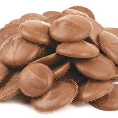 KIDU Merckens milk chocolate melts evenly for desserts and coatings.