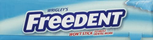 Front branded view of KiddoPanti Freedent spearmint gum